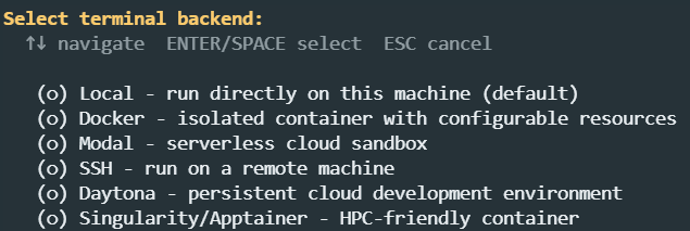 Hermes-Terminal-backend 配置