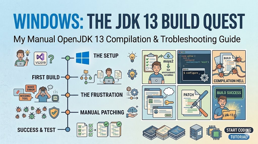 在 Windows 上手动编译 JDK